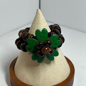 Coconut Shell Beaded Bracelet - #110